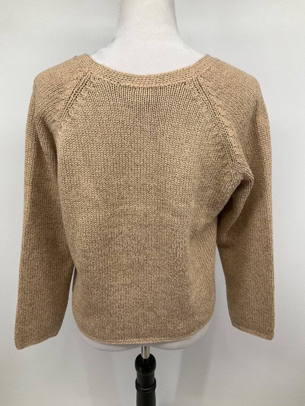 J Jill size XS beige knit sweater size XS Christmas Tree X-small - Picture 6 of 8